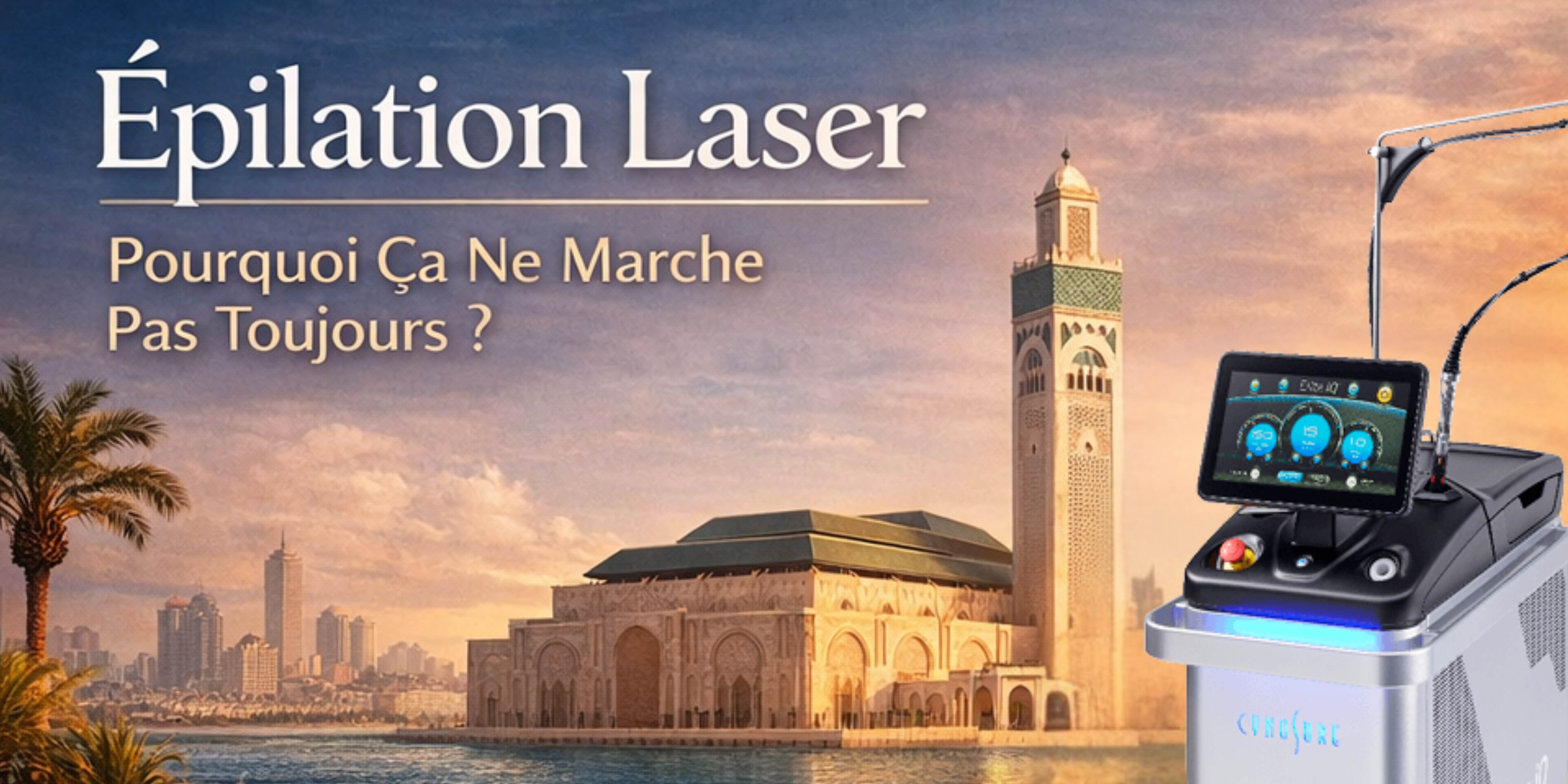 épilation laser médicale Cynosure Elite iQ